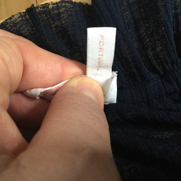 See by Chloe dark blue boho style top. - Picture 10 of 12